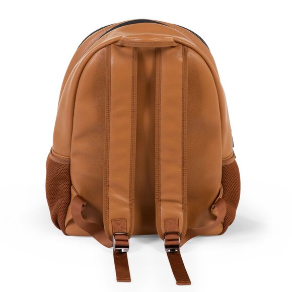 BACKPACK LEATHERLOOK BROWN by CHILDHOME (UNISEX). BNIB. - Picture 7 of 7
